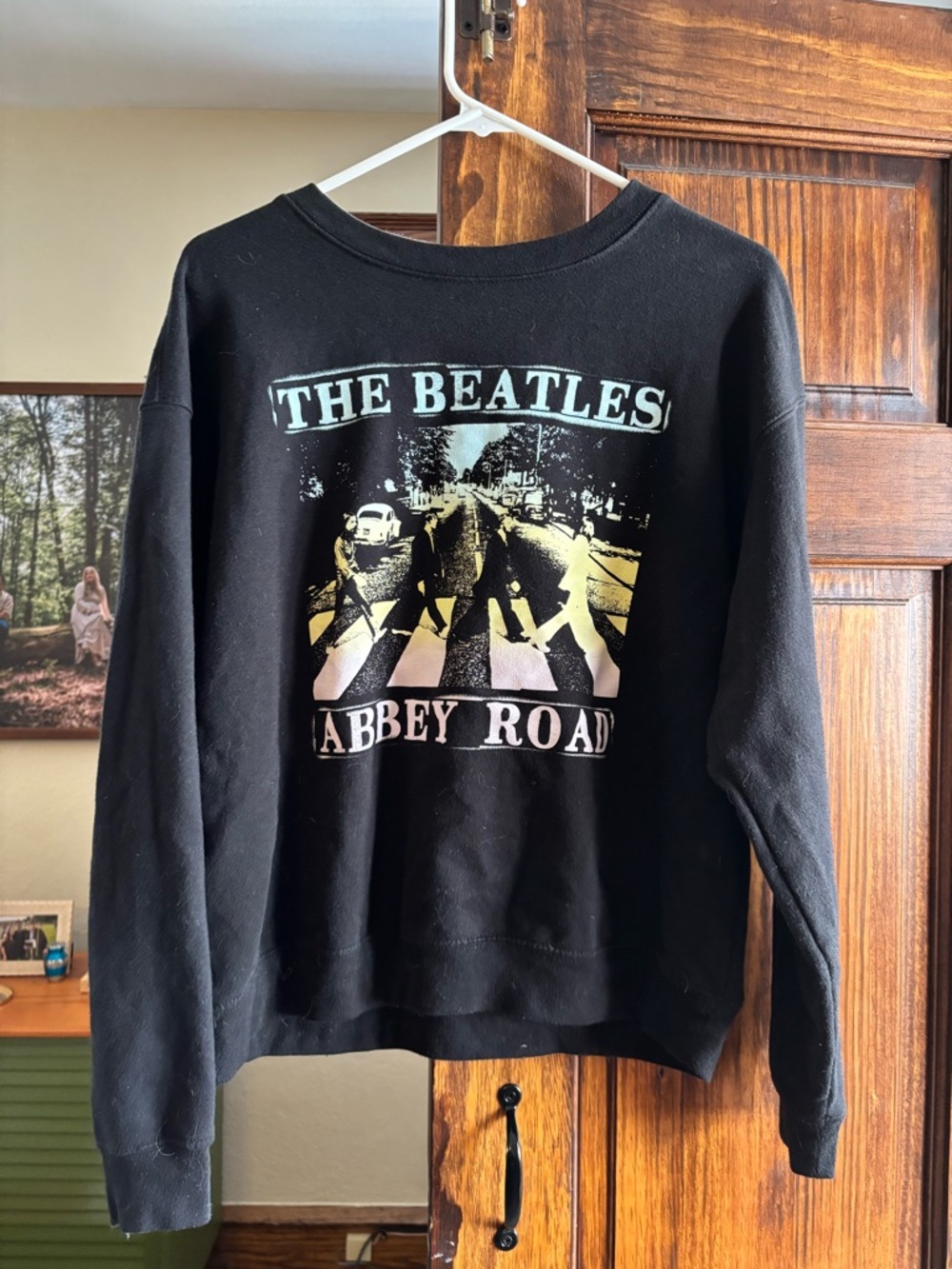 The Beatles Black Crewneck